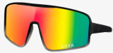 LOYA športové slnečné okuliare Tibi Black/Grey