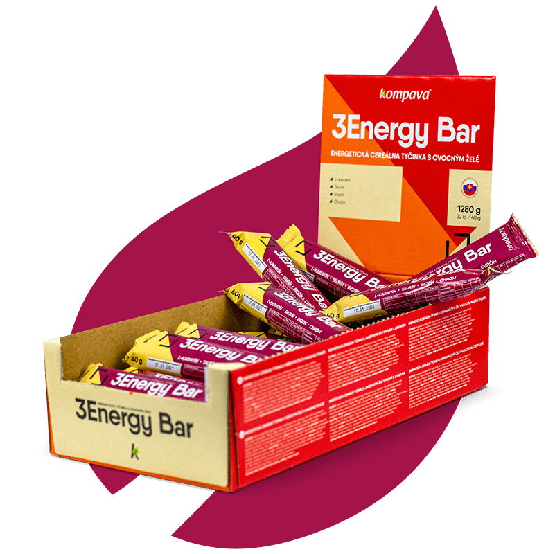 3Energy bar - karton 32ks/40g