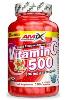 AMIX - Vitamin C 500 mg + Rose Hips