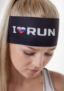 LIZARD čelenka I LOVE RUN Black