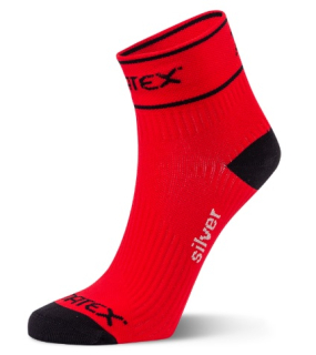 KLIMATEX ponožky performance LEVI - červené