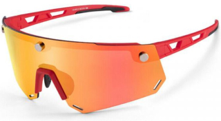 ROCKBROS SP213RB Polarizačné športové okuliare, červené